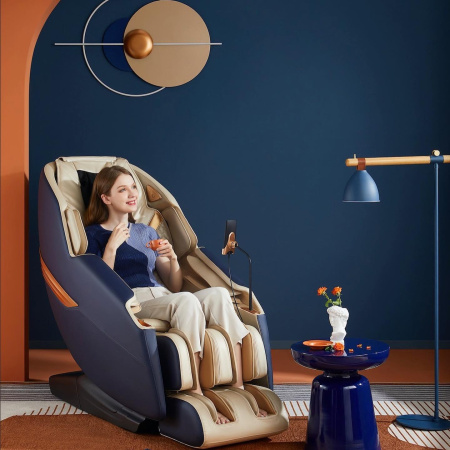 Массажное кресло iMassage Hybrid Grey/Gold