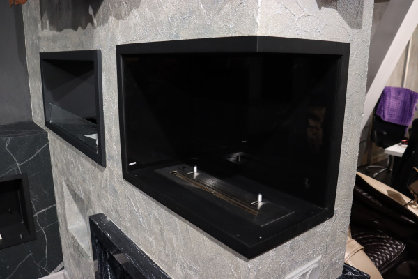 Угловой встраиваемый биокамин Firezo L'angolo Destro 1600