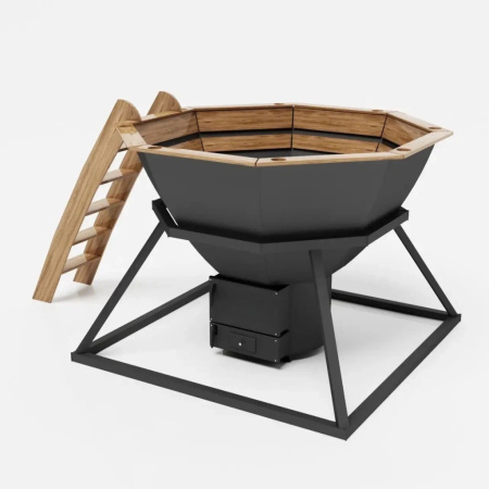 Спачан банный чан черный металл 1500мм