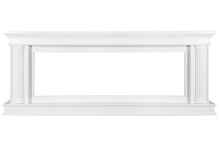 Каминокомплект Rome 60 - Белый с очагом Vision 60 LOG LED